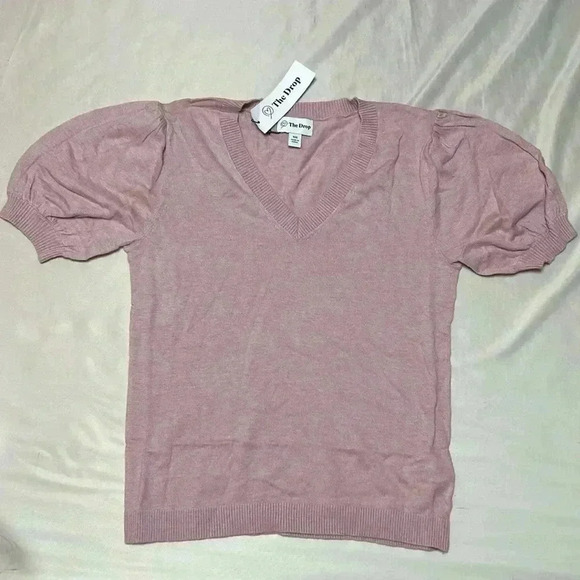 Pink lightweight sweater blouse - Picture 1 of 3